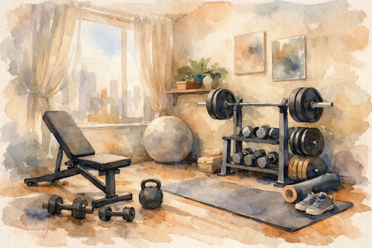 Small Apartment Gym Setup Example That Works